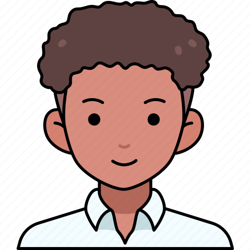 Man, boy, avatar, user, preson, people, curly icon - Download on Iconfinder