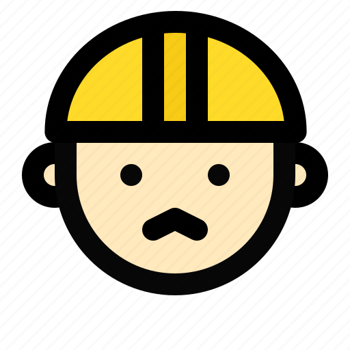 Avatar, builder, constructor, face, flat icon, person, worker icon icon - Download on Iconfinder