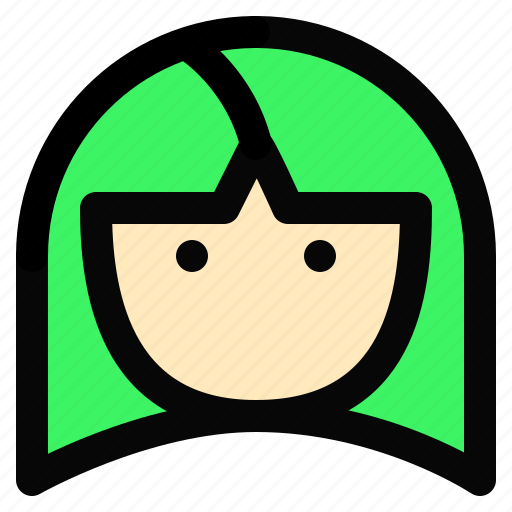 Adult, avatar, face, flat icon, girl, person, women icon - Download on Iconfinder
