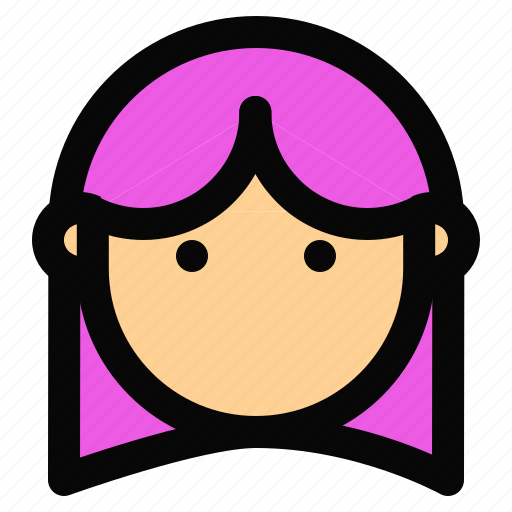 Avatar, face, flat icon, girl, person, women icon - Download on Iconfinder