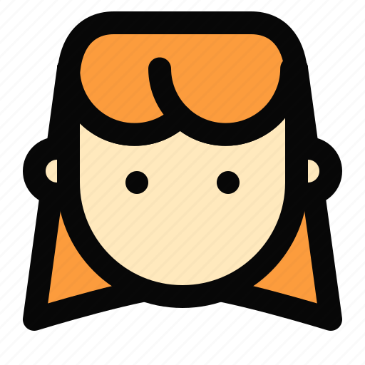 Avatar, face, flat icon, girl, person, women icon - Download on Iconfinder