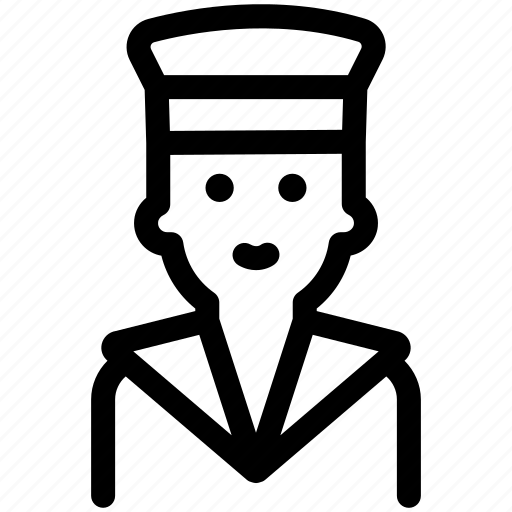 Male, marine, sailor icon - Download on Iconfinder