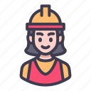 avatar, character, job, professions, people, person, female, construction, building