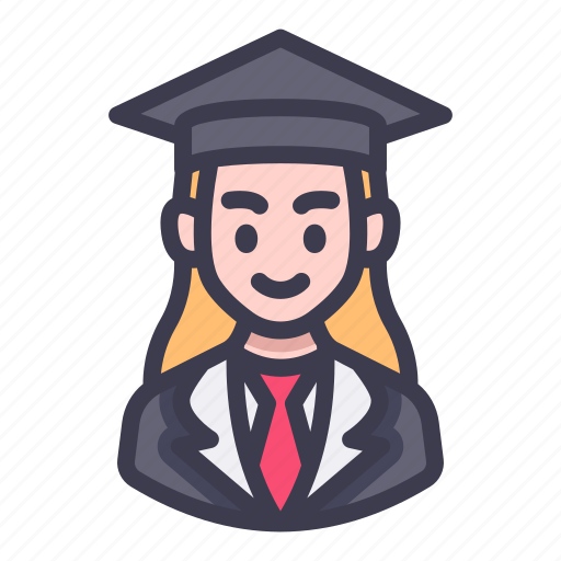 Avatar, character, job, professions, female, student, school icon - Download on Iconfinder