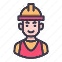avatar, character, job, professions, people, person, male, construction, building
