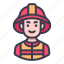 avatar, character, job, professions, firefighter, fire, rescue 