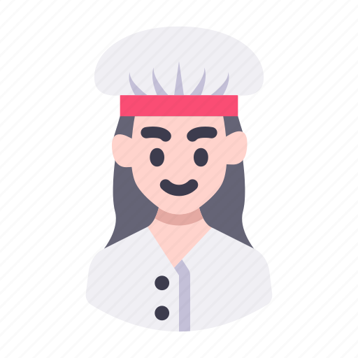 Avatar, character, job, professions, person, female, chef icon - Download on Iconfinder