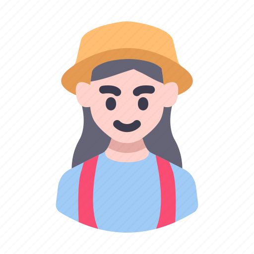 Avatar, character, job, professions, people, female, travel icon - Download on Iconfinder