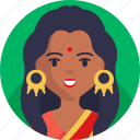 female, girl, hindu woman, woman, avatar 