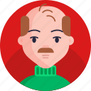 avatar, male, man, male avatar, bald avatar, profile 