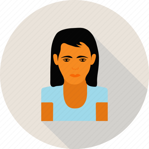 Avatar, female, hair, woman icon - Download on Iconfinder