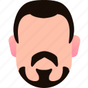 beard, avatar, human, men, person, profile