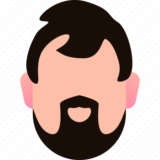 Beard, character, fun, happy, mustache, profile icon - Download on Iconfinder