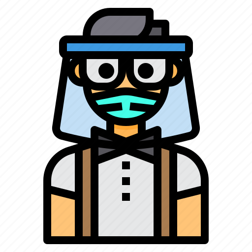 Avatar, bow, boy, glasses, man, mask, tie icon - Download on Iconfinder