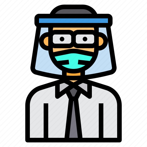 Avatar, glasses, man, manager, mask, profile icon - Download on Iconfinder