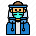 avatar, hoodie, man, mask, profile