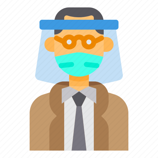 Avatar, man, mask, mustaches, old, professor, profile icon - Download on Iconfinder