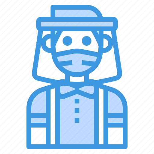Avatar, cute, man, mask, profile, tshirt icon - Download on Iconfinder