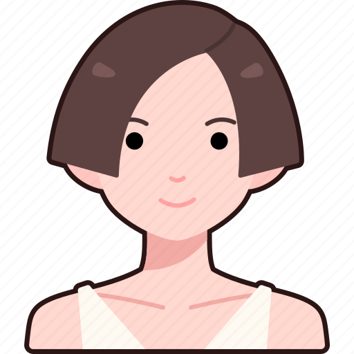 Woman, girl, avatar, user, person, cut, bob icon - Download on Iconfinder