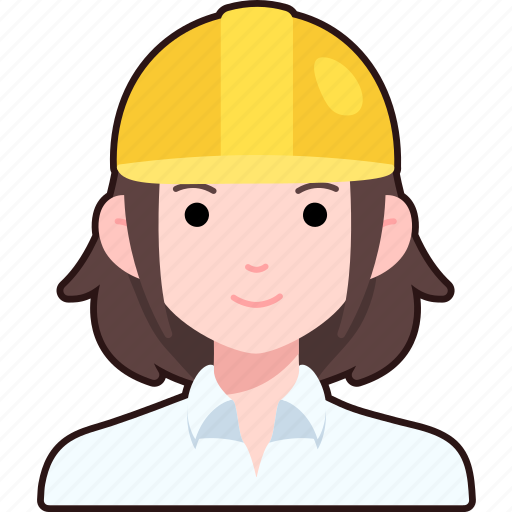 Engineering, woman, girl, avatar, user, person, labor icon - Download on Iconfinder