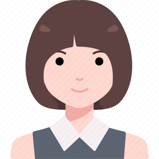 Woman, girl, avatar, user, person, people, bob icon - Download on Iconfinder