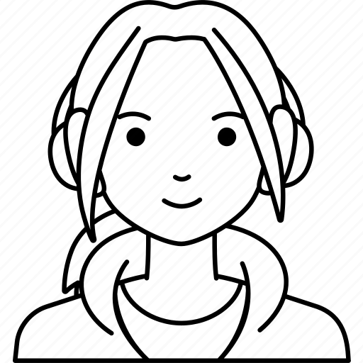 Young, woman, girl, avatar, user, person, people icon - Download on Iconfinder