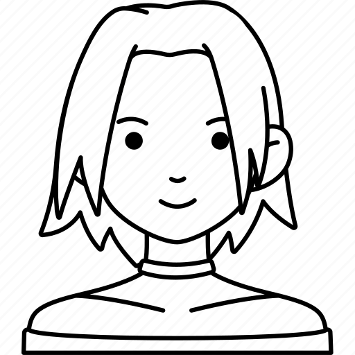 Woman, girl, avatar, user, person, people, pink icon - Download on Iconfinder