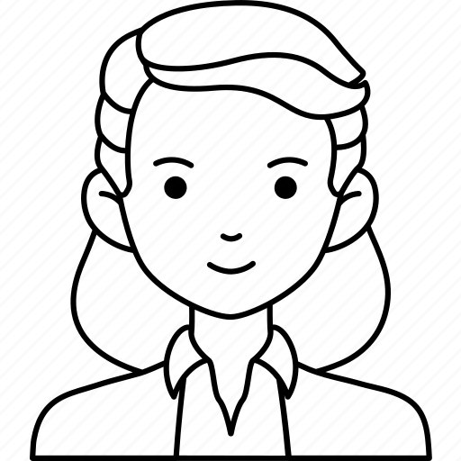 Gentlewoman, business, woman, avatar, user, person, retro icon - Download on Iconfinder