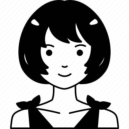 Cute, woman, girl, avatar, user, person, people icon - Download on Iconfinder