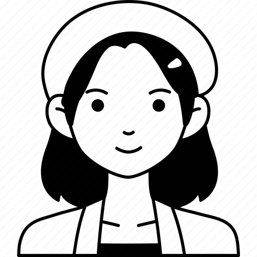 Kawaii, woman, girl, avatar, user, person, pink icon - Download on Iconfinder