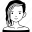 avatar, user, woman, girl, person, people, dreadlock, hair 