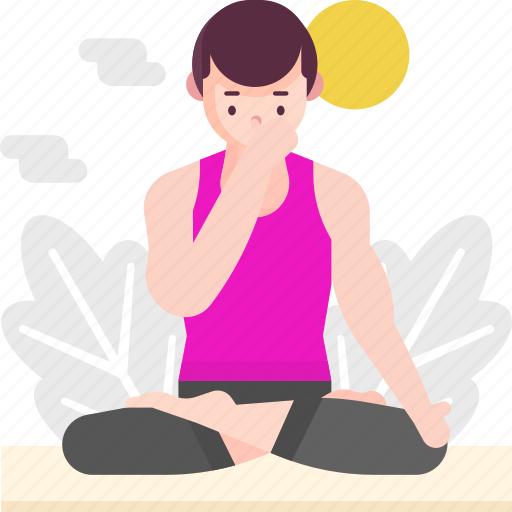 Avatar, breathing, exercise, healthy, lifestyle, pranayama, yoga icon - Download on Iconfinder