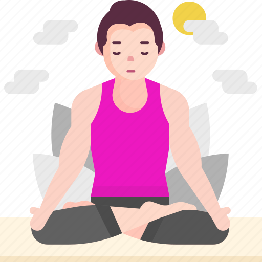 Avatar, exercise, healthy, lifestyle, padmasana, people, yoga icon - Download on Iconfinder