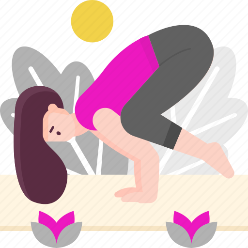 Avatar, exercise, healthy, kakasana, lifestyle, yoga icon - Download on Iconfinder