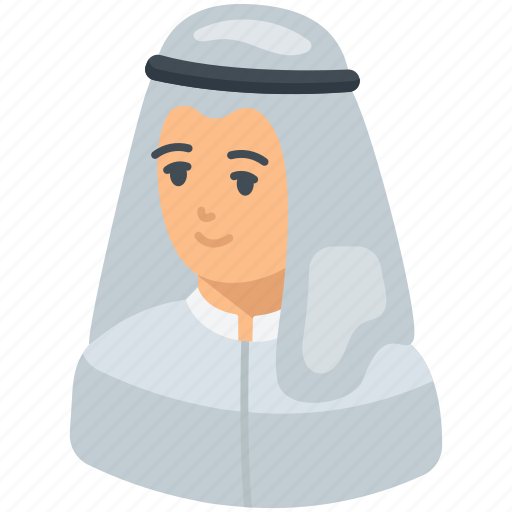 Avatar, arab, islam, arabic, arabic fashion icon - Download on Iconfinder