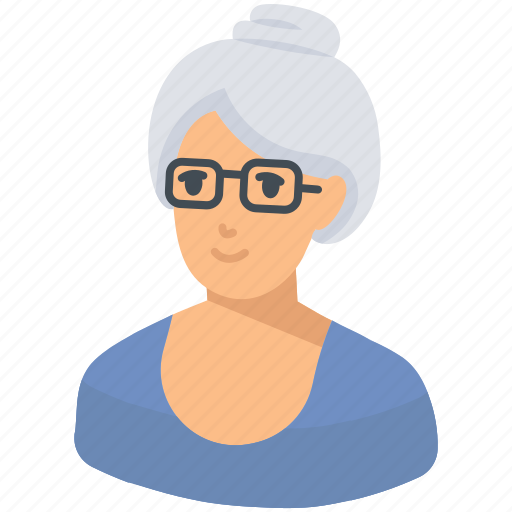 Avatar, grandmother, old lady, old woman, old age, senior citizen, old wife icon - Download on Iconfinder