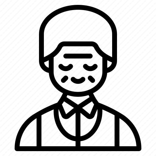 Elderly, old, man, avatar, user, people, person icon - Download on Iconfinder