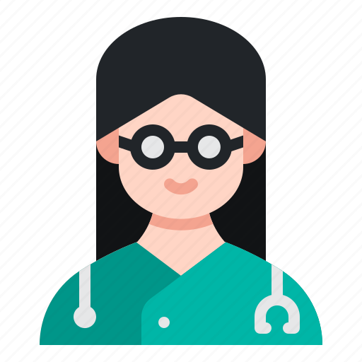 Doctor, avatar, woman, female, user, people, person icon - Download on Iconfinder