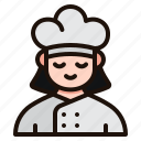 chef, avatar, woman, female, user, people, person