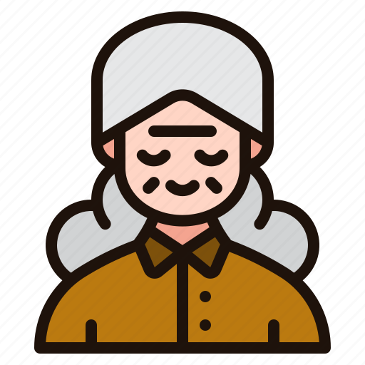 Old, woman, avatar, elderly, user, people, person icon - Download on Iconfinder