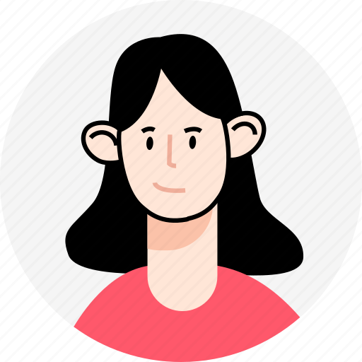 People, avatar, character, profile, user, social media, girl illustration - Download on Iconfinder
