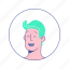 avatar, character, image, profile, user, person, account, man 