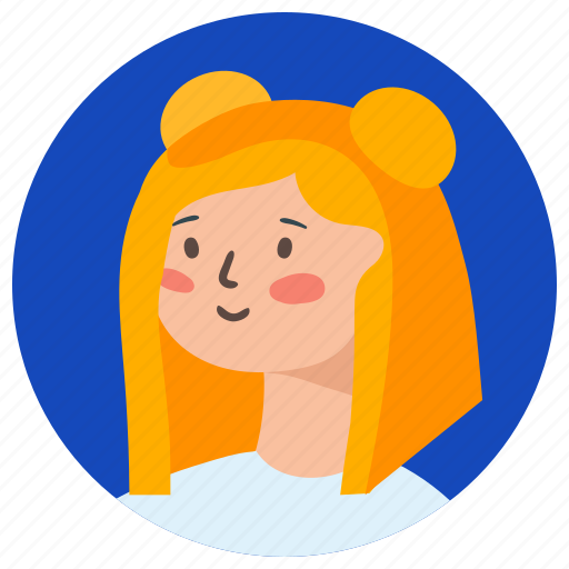 Avatar, female, face, girl, profile, person, user icon - Download on Iconfinder