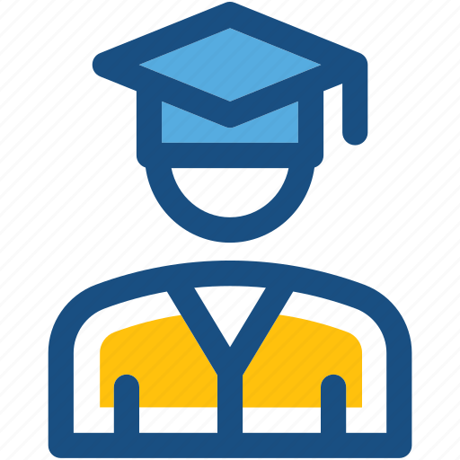 Graduate, male graduate, scholar, student, student avatar icon - Download on Iconfinder