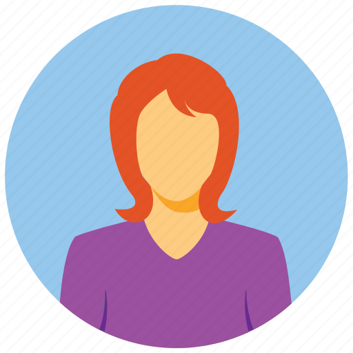 Avatar, circle, female, human, person, user, woman icon - Download on Iconfinder