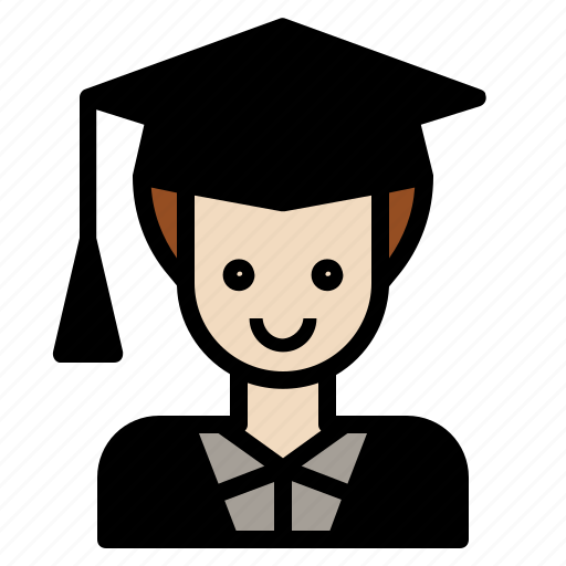 Avatar, graduate, man, university icon - Download on Iconfinder