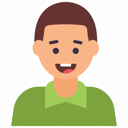 Guy, happy boy, male avatar, schoolboy, youngster icon - Download on Iconfinder