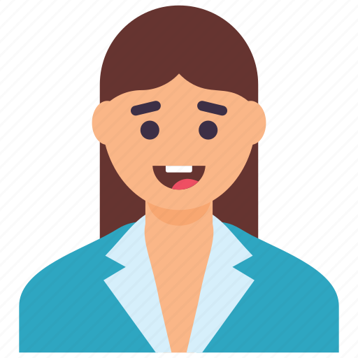 Accountant, administrator, employee, female staff, office girl icon - Download on Iconfinder