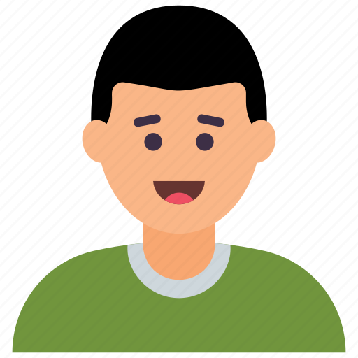 Guy, happy boy, male avatar, schoolboy, youngster icon - Download on Iconfinder
