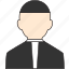 avatar, figure, person, priest 